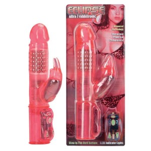 Eclipse Ultra 7 Rabbitronic Clitoral and G-Spot Stimulator - Pink