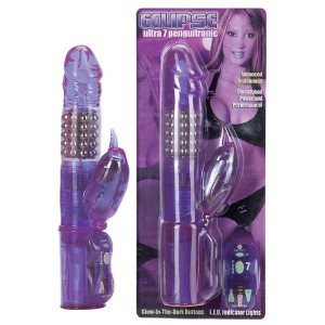 Eclipse Ultra 7 Penguitronic Clitoral G-Spot Vibrator - Purple