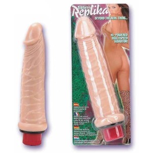 Slim Replika - Flesh 6.75 Inch Vibrator