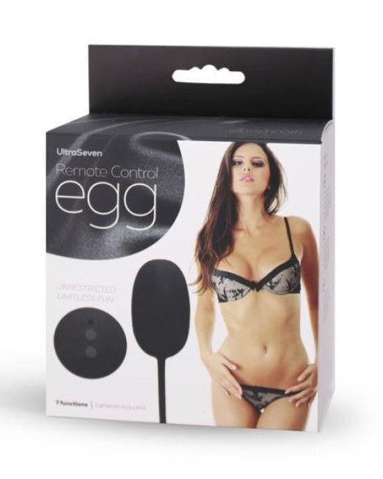 UltraSeven Wireless Remote Control Egg - Black