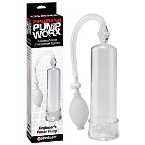 Pump Worx Beginner's Power Pump - Clear Penis Pump