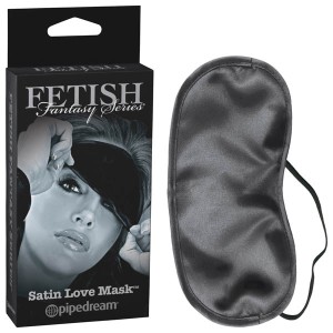 Fetish Fantasy Series Satin Love Eye Mask - Black