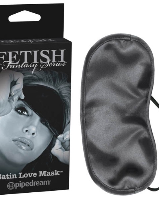 Fetish Fantasy Series Satin Love Eye Mask - Black