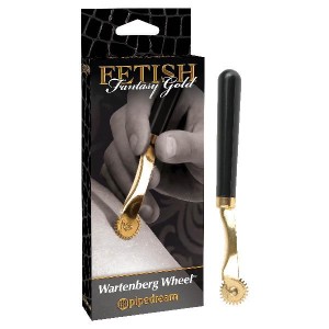 Fetish Fantasy Gold Wartenberg Wheel - Gold Bondage Accessory