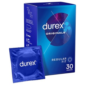 Durex Regular Lubed Condoms - 30 Pack