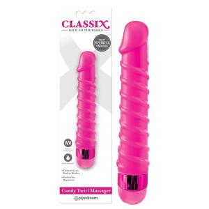 Classix Candy Twirl - Pink Vibrator