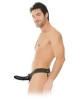 Fetish Fantasy Series For Him Or Her Hollow 6 Inch Strap-On - Black