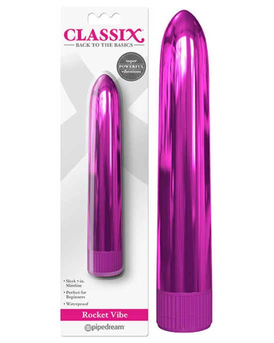 Classix Rocket Vibe - Metallic Pink Vibrator