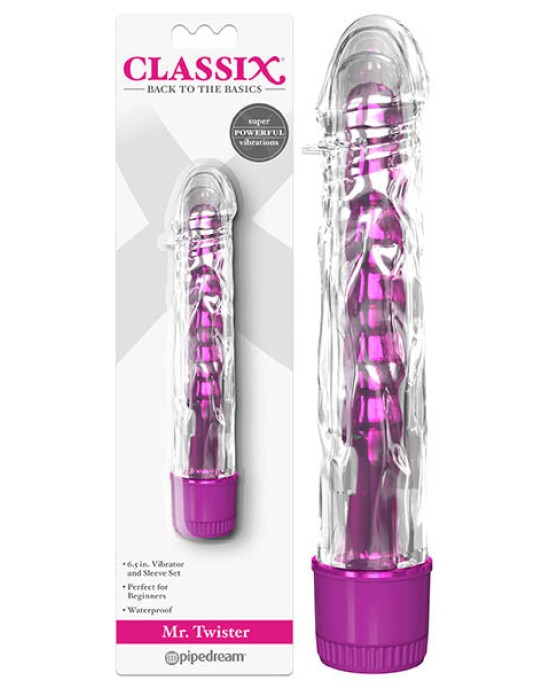 Classix Mr. Twister Metallic Vibe With Clear Sleeve - Pink