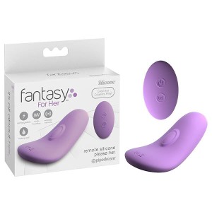 Fantasy For Her Please-Her - Purple Stimulator with Wireless Remote