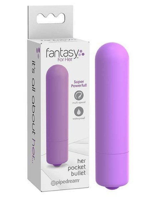 Fantasy For Her Pocket Bullet - Purple 9.4 cm (3.75'') Bullet