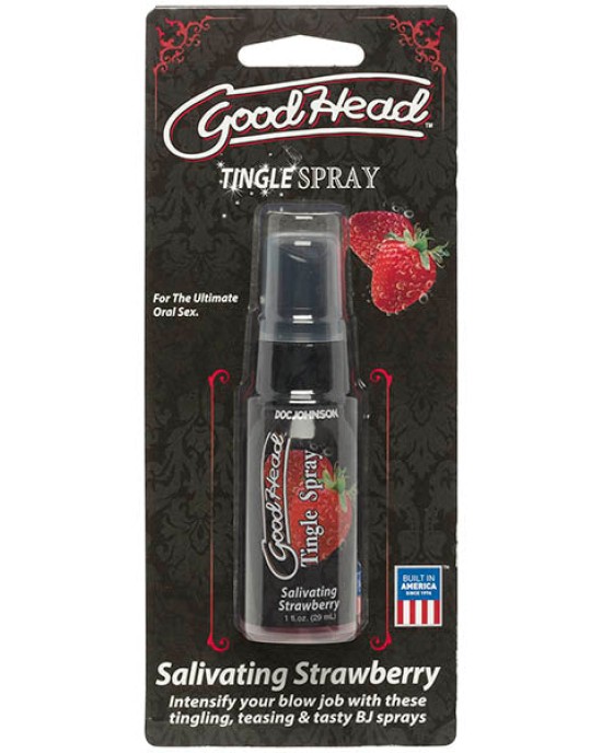 GoodHead Tingle Spray - Salivating Strawberry Flavoured - 29 ml Spray