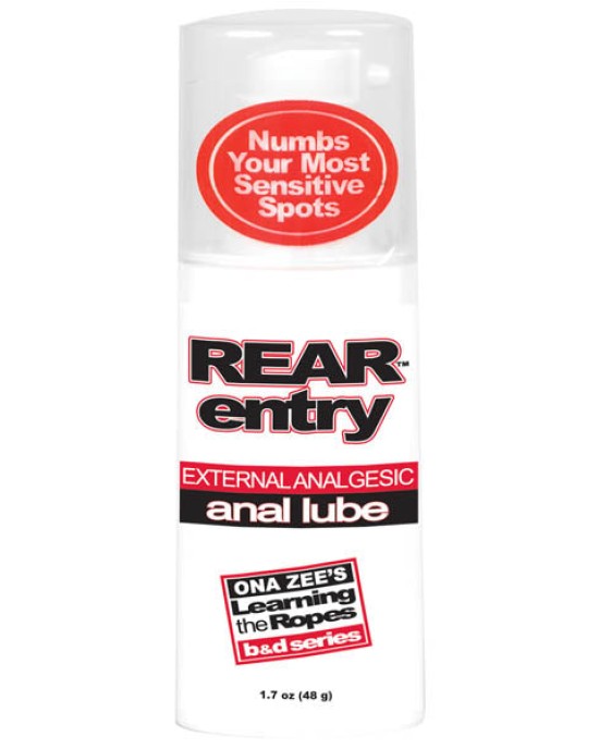 Ona Zee's Rear Entry - Desensitising Anal Lubricant - 48 g Bottle