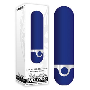 My Blue Heaven - Blue 8.8 cm (3.5'') USB Rechargeable Bullet