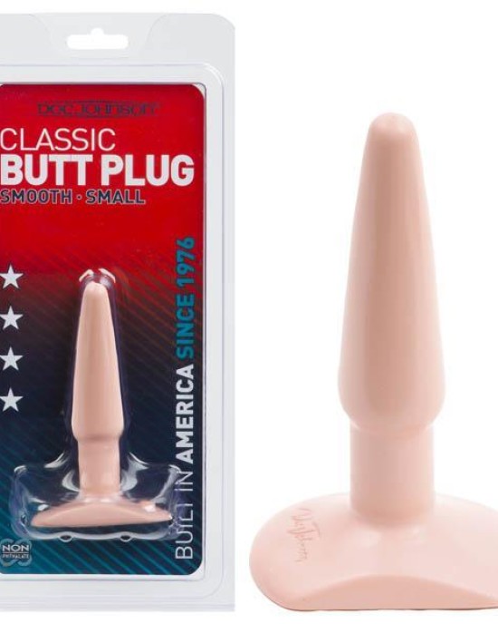 Doc Johnson Classic Beginners Smooth Butt Plug - Flesh