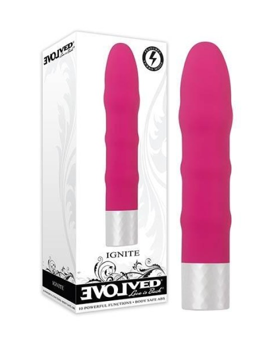 Evolved Ignite - Pink Vibrator with Power Boost