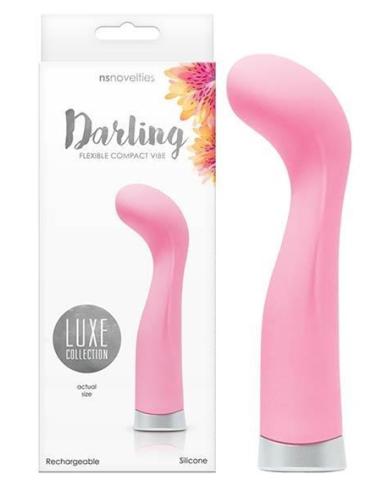 Luxe - Darling - Pink 11.4 cm (4.5'') USB Rechargeable Mini Vibrator