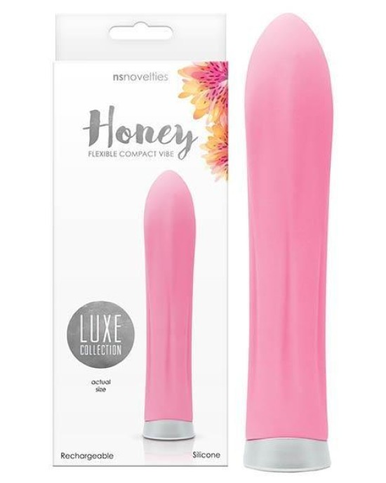 Luxe - Honey - Pink 12.5 cm (4.92'') USB Rechargeable Mini Vibrator