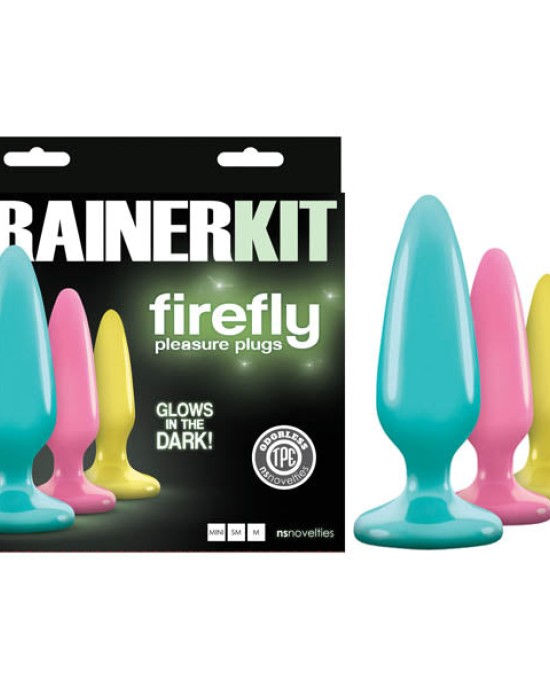 Firefly Trainer Kit - Coloured Butt Plugs - Set of 3 Sizes