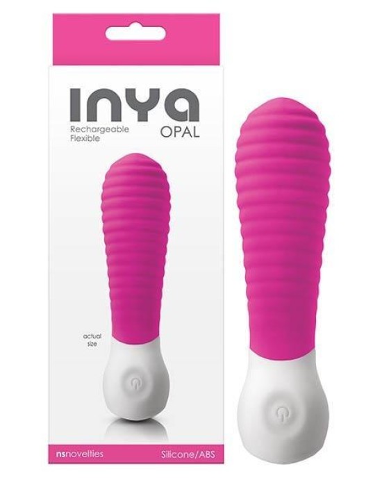 InYa Opal - Pink 4.7 Inch Rechargeable Mini Vibrator