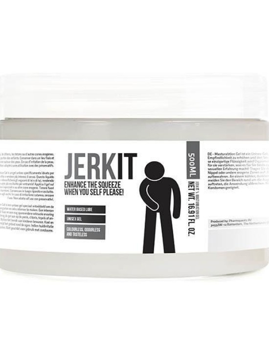 Pharmquests Jerk It - Water Based Arousal Lubricant - 500 ml Tub