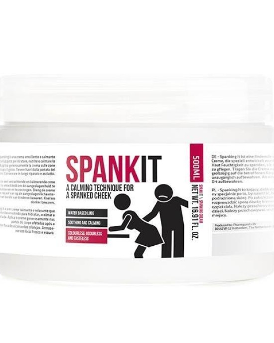 Pharmquests Spank It - Water Based Spanking Cream - 500 ml Tub