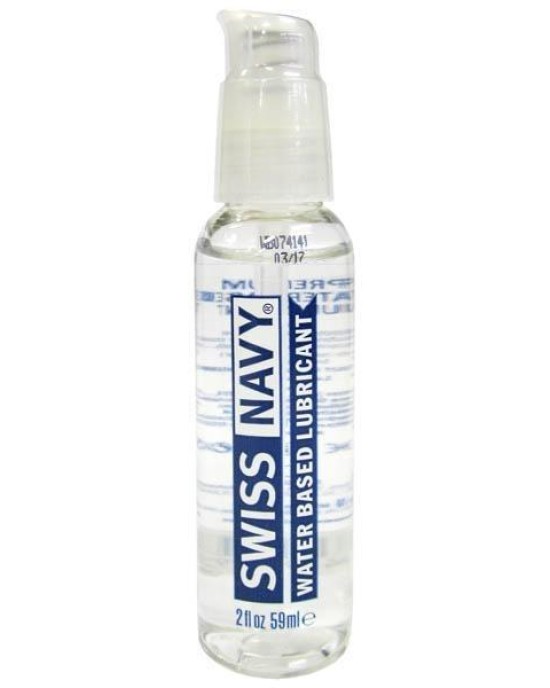 Swiss Navy Water Based - Premium Water Based Lubricant - 2oz Bottle