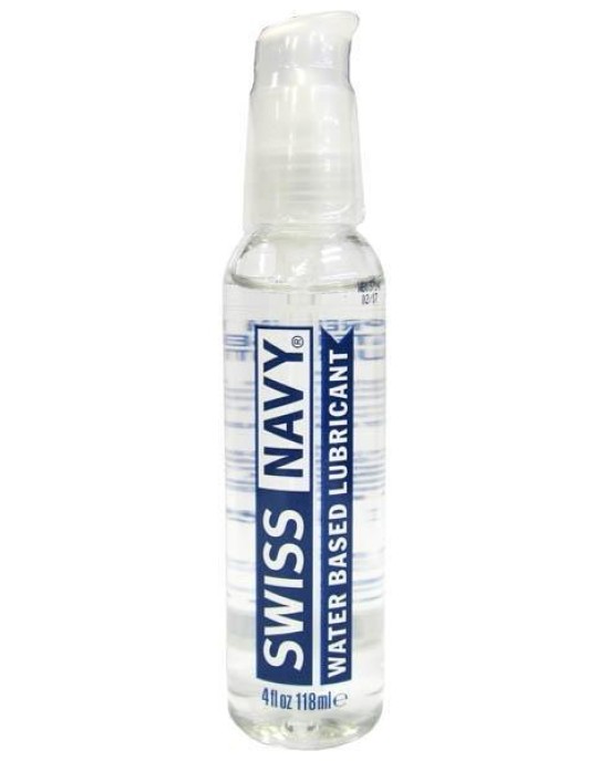 Swiss Navy Water Based - Premium Water Based Lubricant - 4 oz Bottle