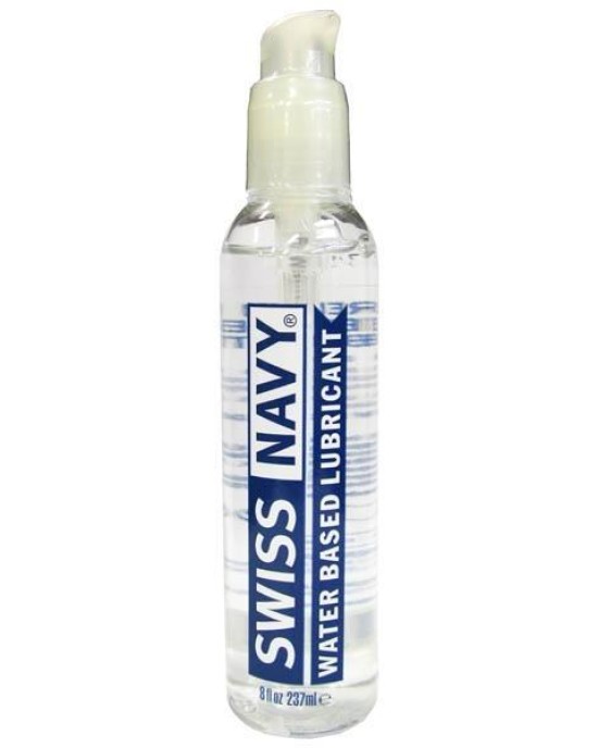 Swiss Navy Water Based - Premium Water Based Lubricant - 237 ml (8 oz_ Bottle