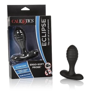 Eclipse Ultra-Soft Probe - Black USB Rechargeable Vibrating Butt Plug