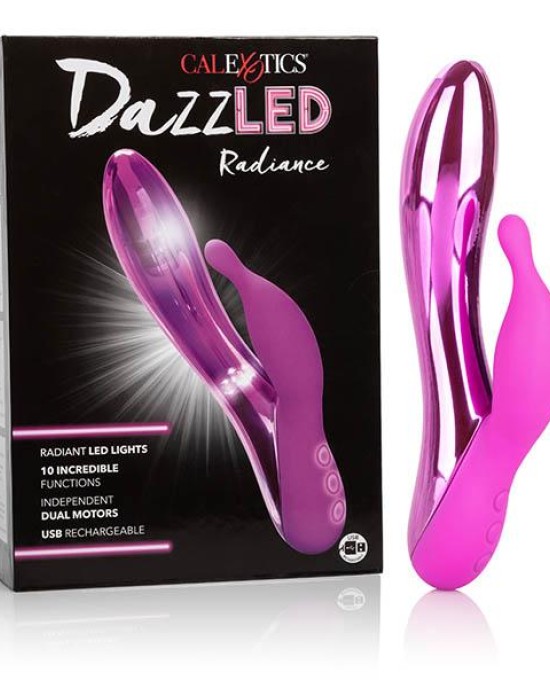 DazzLED Radiance Rabbit Vibrator - Pink