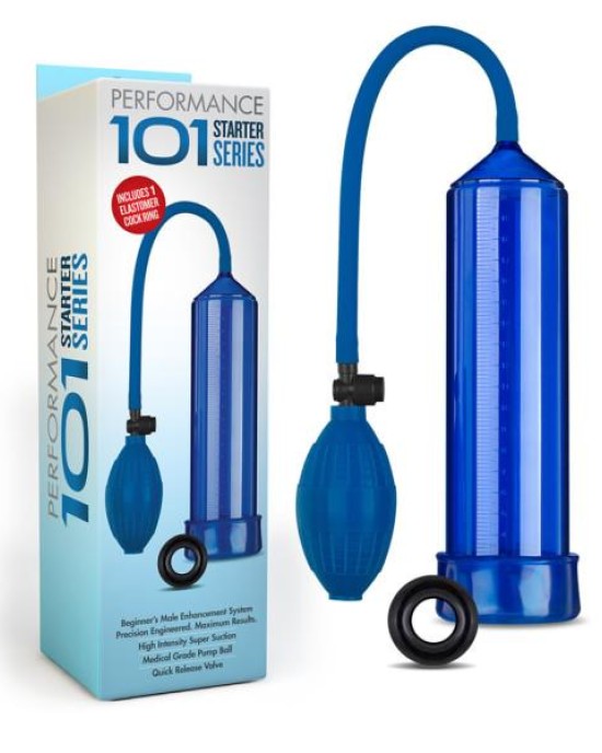 Performance 101 Starter Series Pump - Blue Penis Pump