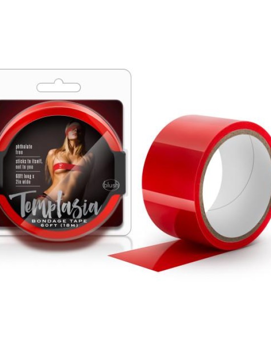 Temptasia Bondage Tape - Red - 18 m length