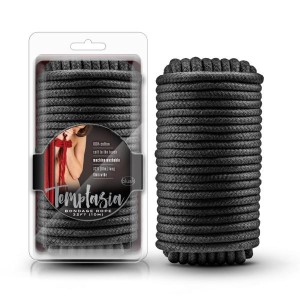 Temptasia Bondage Rope - Black - 10 metre length