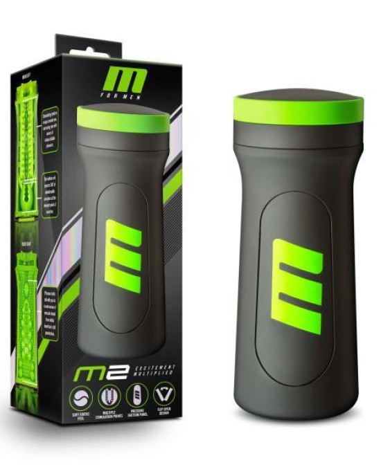 M for Men M2 - Black Squeezeable Masturbator