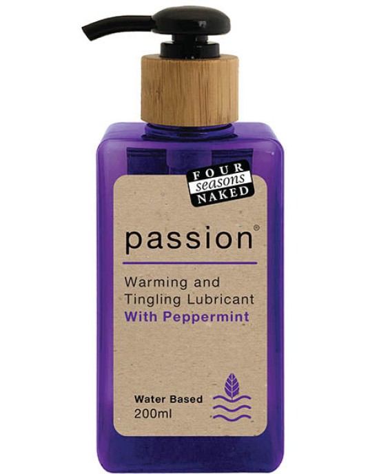 Four Seasons Passion - Warming & Tingling Water Based Lubricant with Peppermint Oil - 200 ml