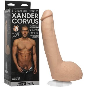 Signature Cocks - Xander Corvus - Flesh 22.9 cm (9'') Dong