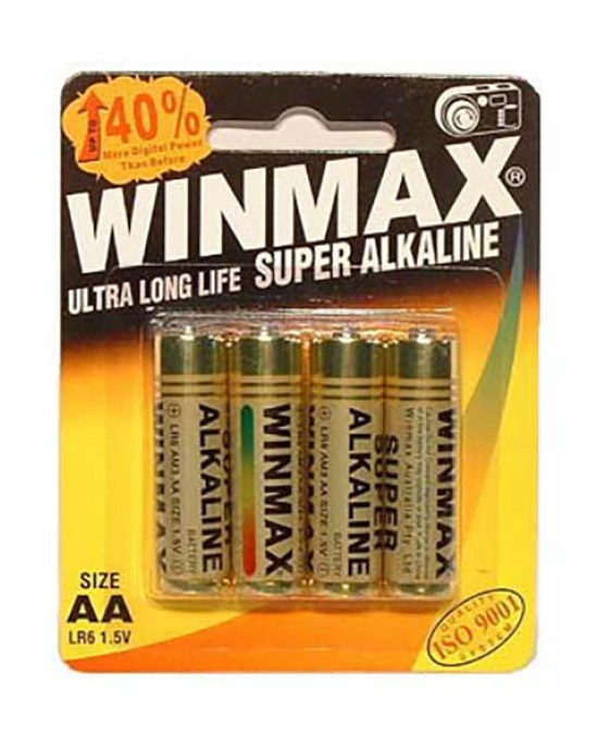 Winmax Aa Super Alkaline Batteries - Super Alkaline Batteries - AA 4 Pack