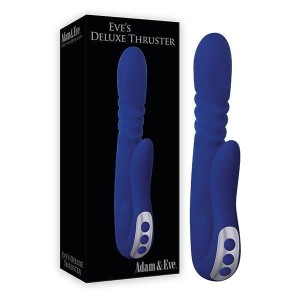 Adam & Eve Eve's Deluxe Thruster Vibrator - Blue