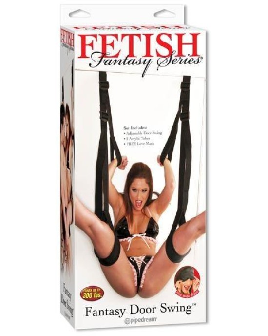 Fetish Fantasy Series Fantasy Door Swing - Black Swing