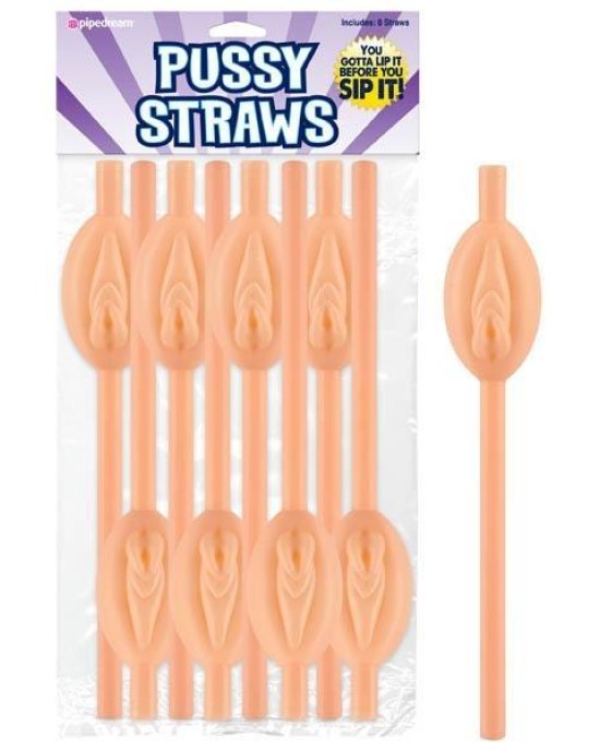 Pussy Straws - 8 Pack