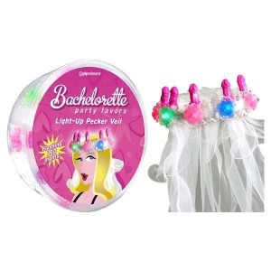 Bachelorette Party Favors Light-Up Pecker Veil