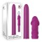 Adam & Eve Eve's Satin Slim Purple Vibrator with Sleeve