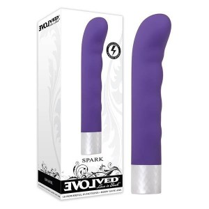 Spark - Purple 18.75 cm Vibrator with Turbo Boost