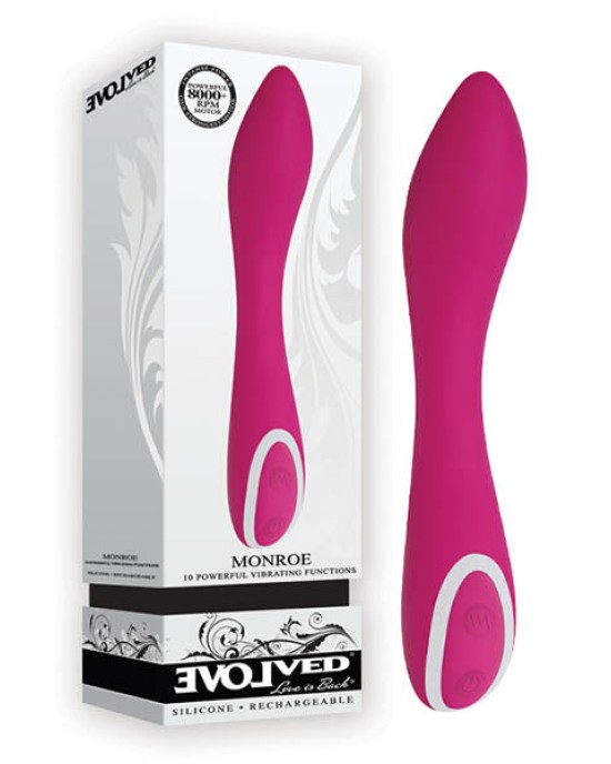 Monroe G-Spot Silicone Vibrator - Pink