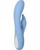 Rabbit Habbit Vibrator with Clitoral Stimulator - Blue