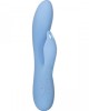 Rabbit Habbit Vibrator with Clitoral Stimulator - Blue