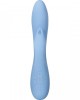 Rabbit Habbit Vibrator with Clitoral Stimulator - Blue