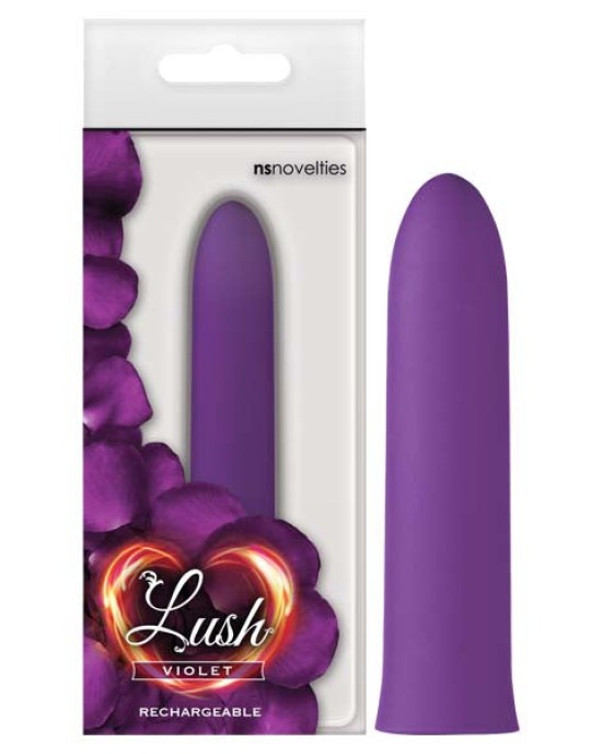 Lush Violet - Purple 9.4 cm (3.7'') USB Rechargeable Mini Vibrator