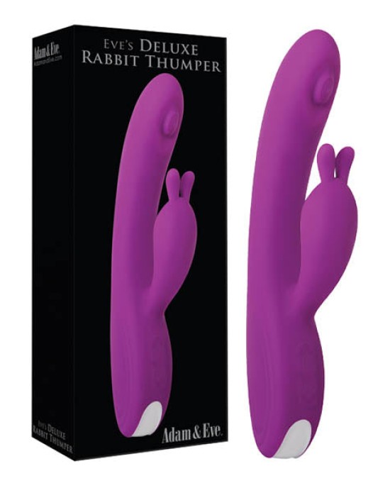 Adam & Eve Eve's Deluxe Rabbit Thumper - Purple